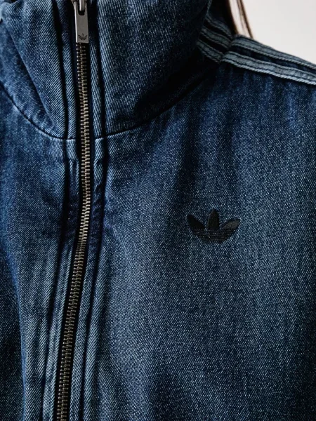 Adidas Originals преходно яке дамско от деним Firebird синьо