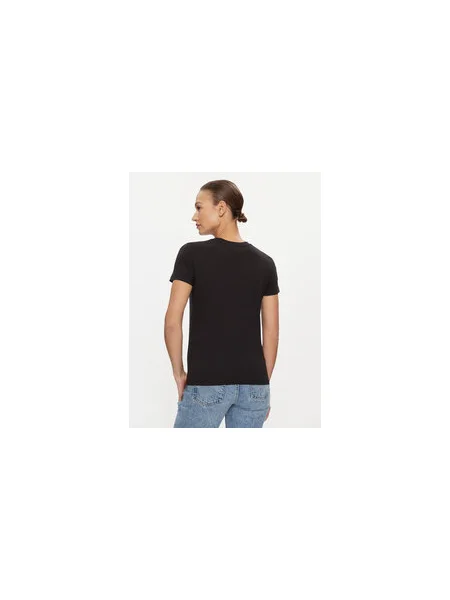 Tommy Hilfiger Póló Heritage C-Nk Regular Fit fekete