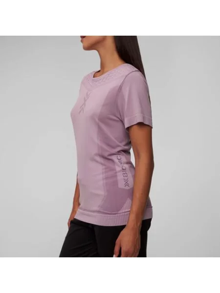 Koszulka multisportowa z krótkim rękawem X-Bionic X-Ential Lavender fioletowa