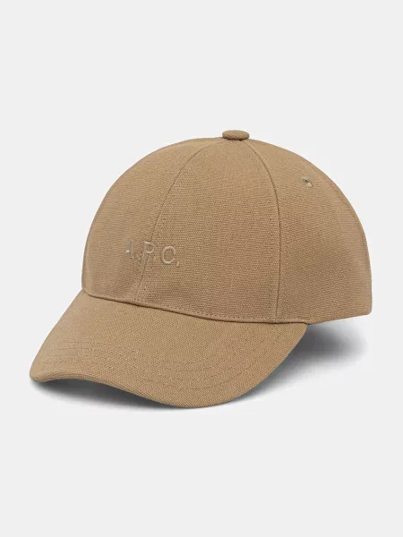 A.P.C. șapcă de baseball din casquette charlie uni bej