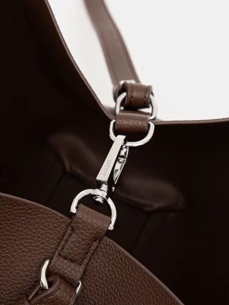 DKNY чанта crossbody дамска от имитация на кожа PAULA кафяво