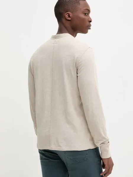 Tricou cu mânecă lungă Rag & Bone bej