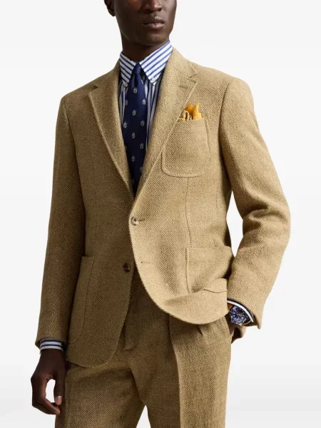 Ριγέ δερμάτινος κάλτσες Polo Ralph Lauren με κορδόνι μαύρο