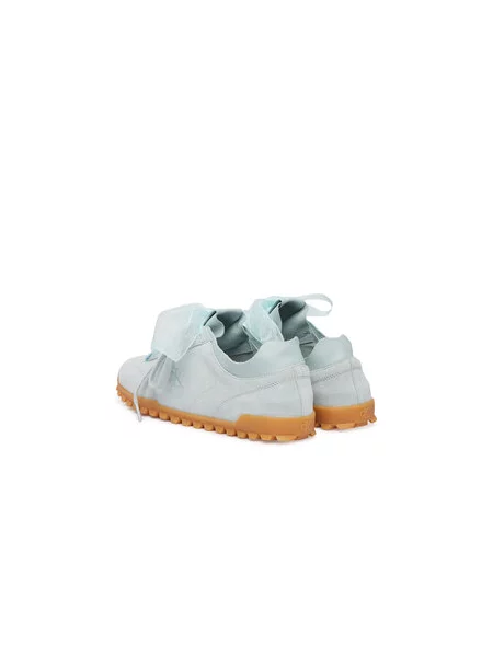 Sneakersy Calvin Klein Low Profile Run Mg Sue Db Laces Svetlo modrá