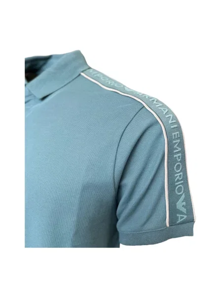 Koszulka polo Emporio Armani szara