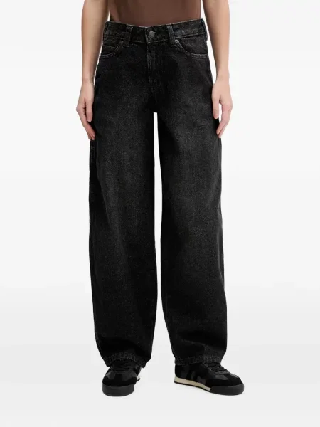 Blugi cu picior larg Dickies cu autograf negru