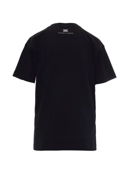 Tricou Elisabetta Franchi cu imagine negru