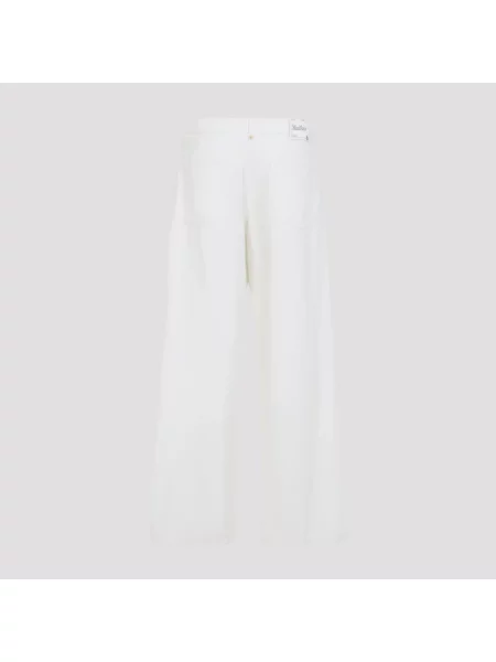 Spodnie Max Mara białe