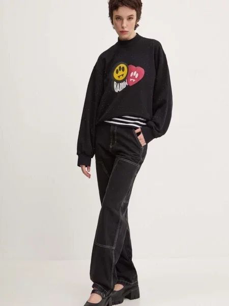 Кофта Barrow з принтом чорний