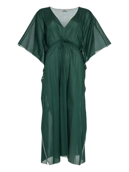 Rochie Eres cu decolteu în V de costum verde