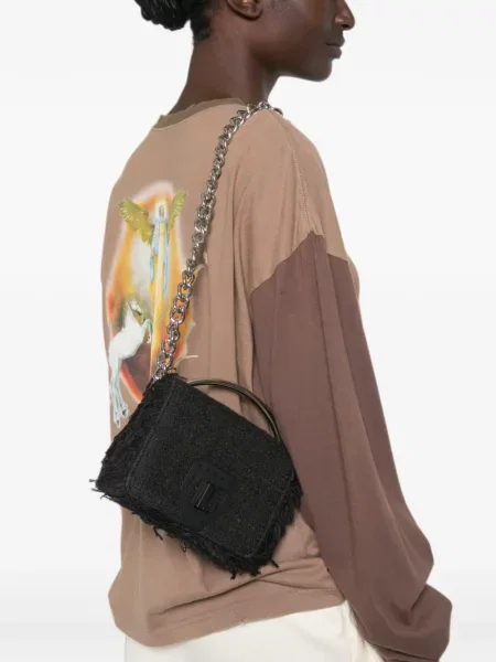 Bouclé geantă Msgm negru