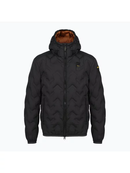 Geacă pentru bărbați Blauer USA Piery black inside brown negru
