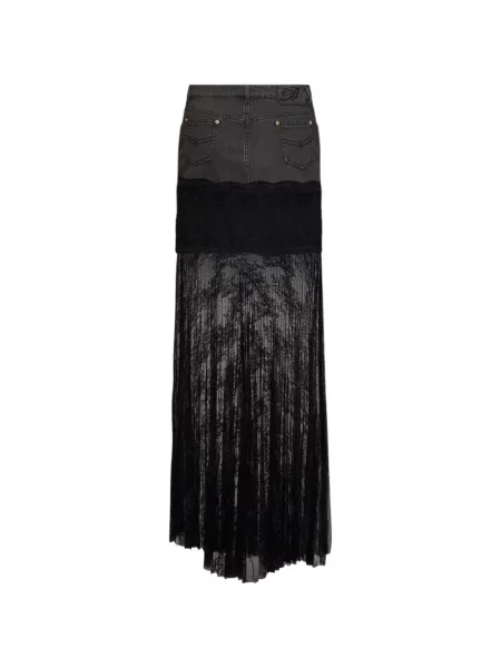 Fusta maxi Blumarine din dantelă negru