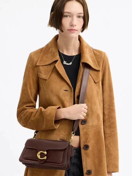 Кожаная сумка Coach