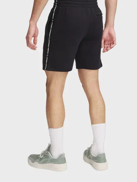 Флисовые короткие спортивные шорты Under Armour черные
