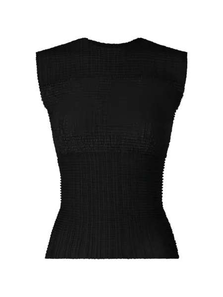 Top Issey Miyake fără mâneci negru