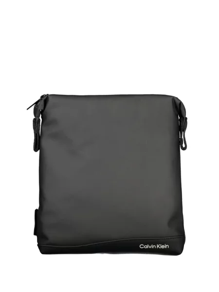 Geantă crossbody Calvin Klein cu autograf negru