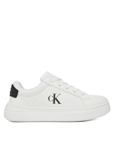 Sneakersy Calvin Klein S biela