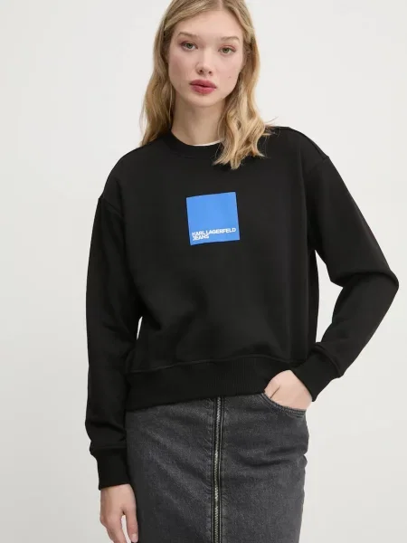 Karl Lagerfeld Jeans bluza z nadrukiem czarny