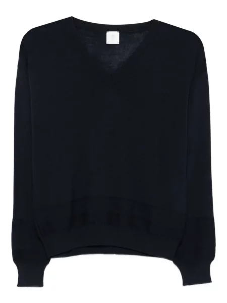 Pulover Eleventy cu decolteu în V albastru
