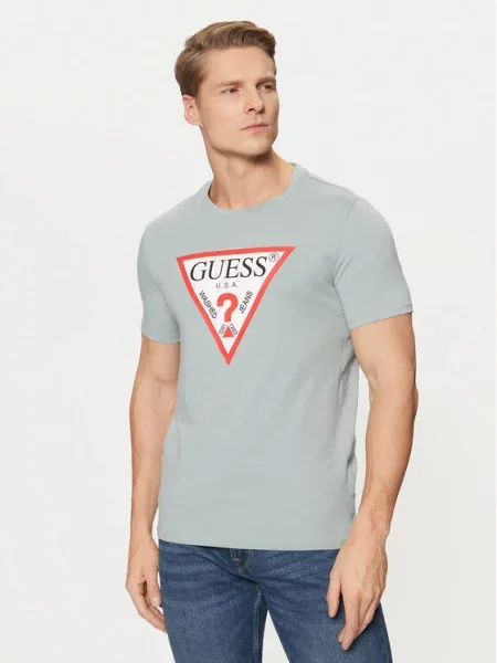 T-Shirt Guess γκρι