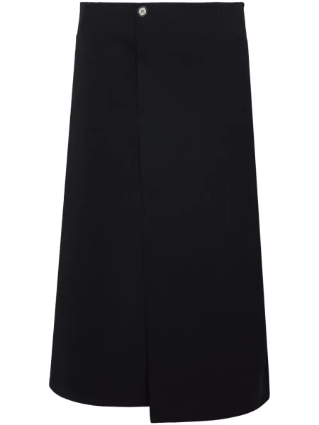Fustă Proenza Schouler din țesătură twill negru