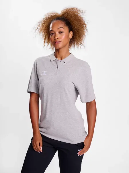 Koszulka polo Hummel Go szara
