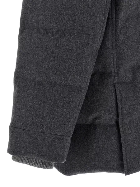 Palton Brunello Cucinelli de lână gri