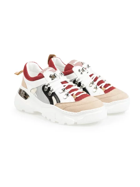 Sneakersy Baldinini skórzane białe
