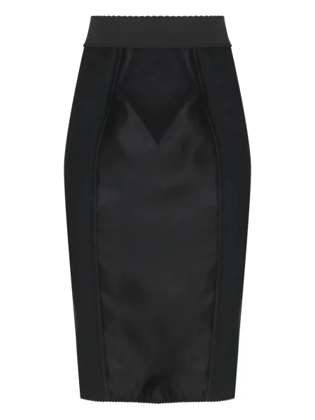 Osłona spódnica ołówkowa Dolce And Gabbana koronkowa czarna