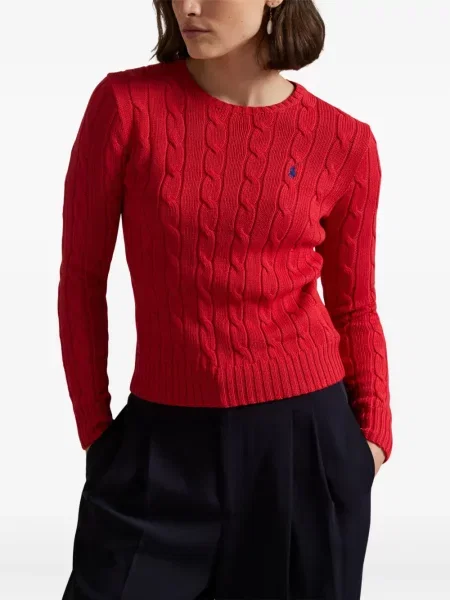 Căciulă Polo Ralph Lauren cu broderie tricotate de costum albastru