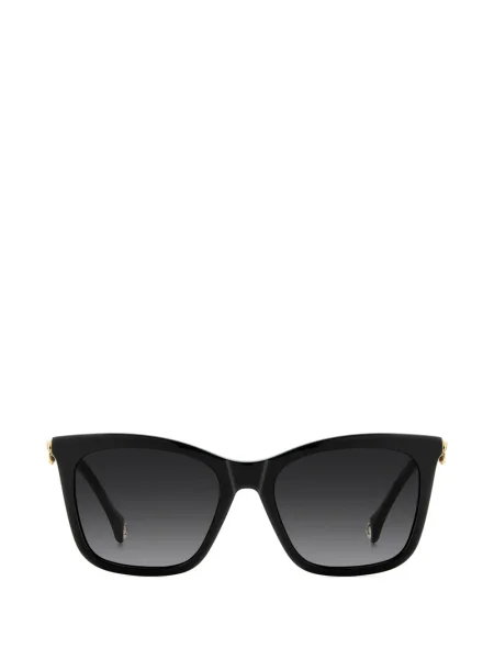 Ochelari de soare Carolina Herrera cu imprimeu geometric negru