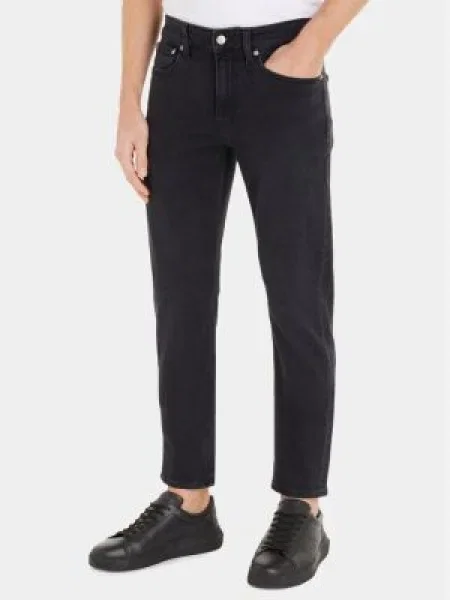 Дънки Calvin Klein Jeans черно
