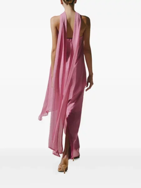 Rochie maxi Baobab fără bretele roz