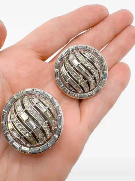 Σκουλαρίκια Jennifer Gibson Jewellery ασημί