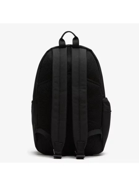 Lacoste Plecak Unisex Z Kontrastowym Napisem czarny