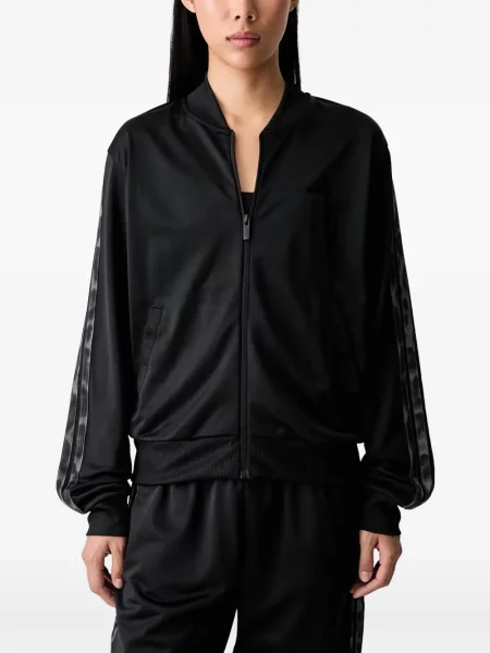 Hanorac Adidas cu broderie cu dungi alergare roz