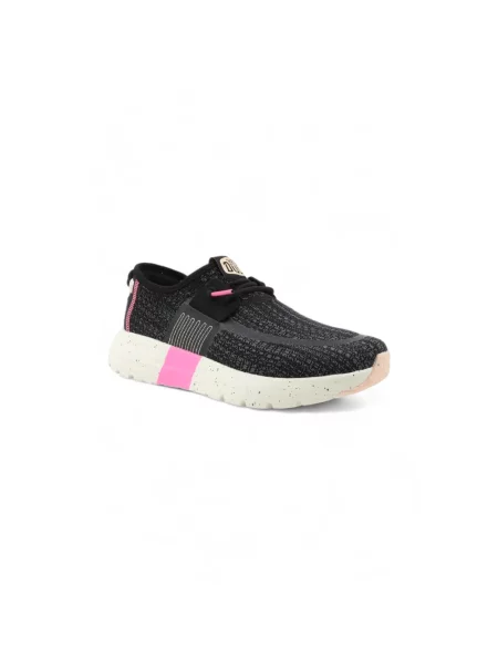 Sneakersy Hey Dude w paski czarne