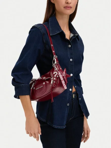 Guess Jeans Сумка Темно-червоний червона
