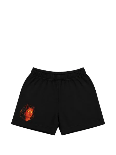 Pantaloni scurți Melt cu imagine negru