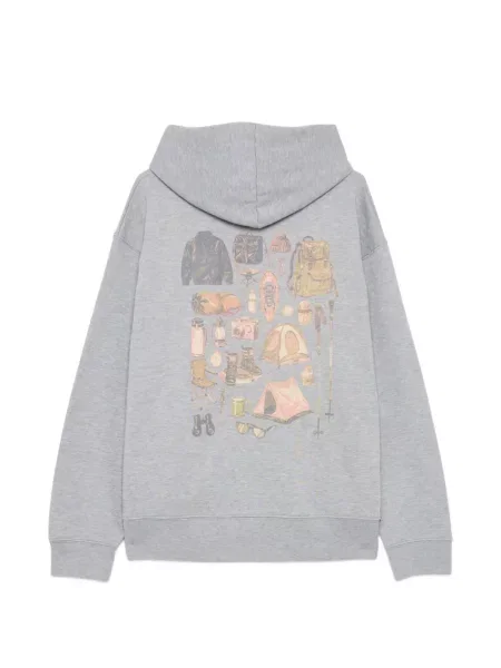 Hanorac cu glugă Engineered Garments cu imagine gri