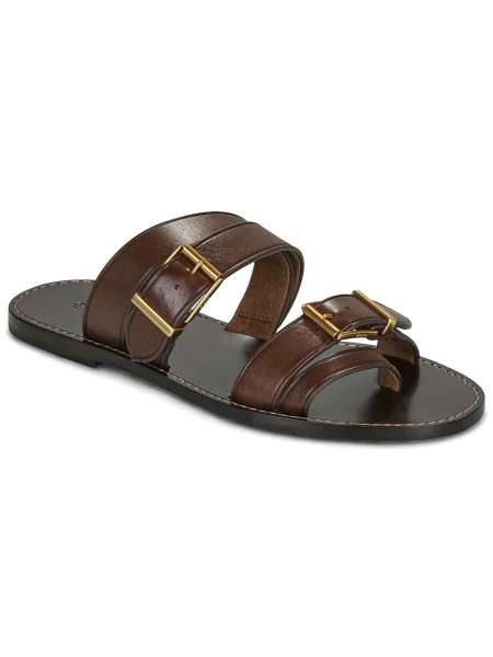 Tenisky Polo Ralph Lauren s prackou hnedá