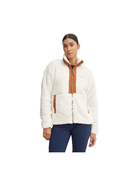 Bluza Columbia Boundless Discovery Sherpa Full Zip II chalk/camel brown biała