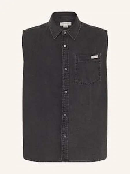 Calvin Klein Jeans Džínová Vesta charocal hicks černá