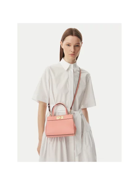 Ročna torba Tommy Hilfiger Th Modern Mini Satchel Svetlo rožnata roza