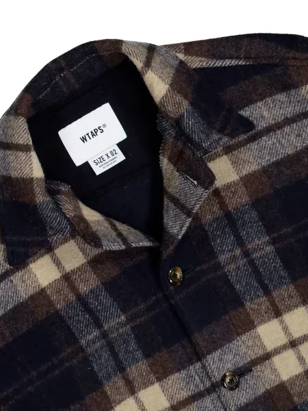 Карирано яке Wtaps синьо