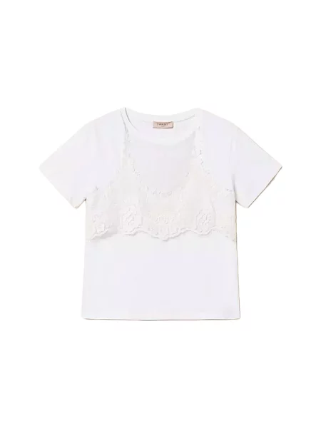 Tricou Twin Set alb