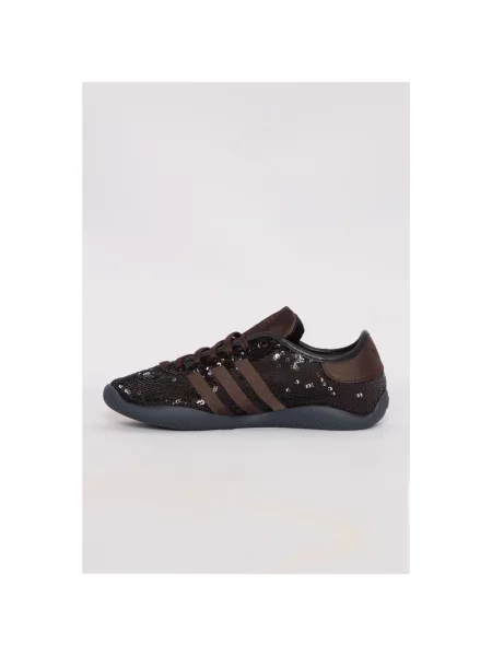 Sneakersy Adidas z cekinami brązowe