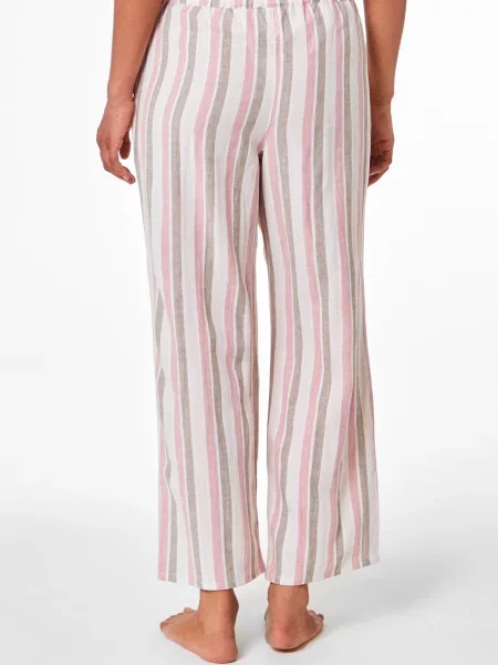 Льняная пижама Etam в полоску