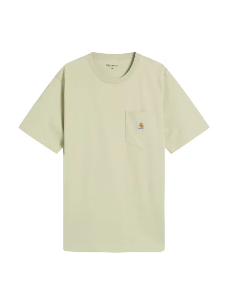 Krótka koszulka Carhartt Work In Progress z krótkim rękawem z logo biała